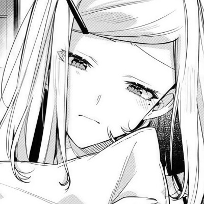 黑白漫画/女生头像