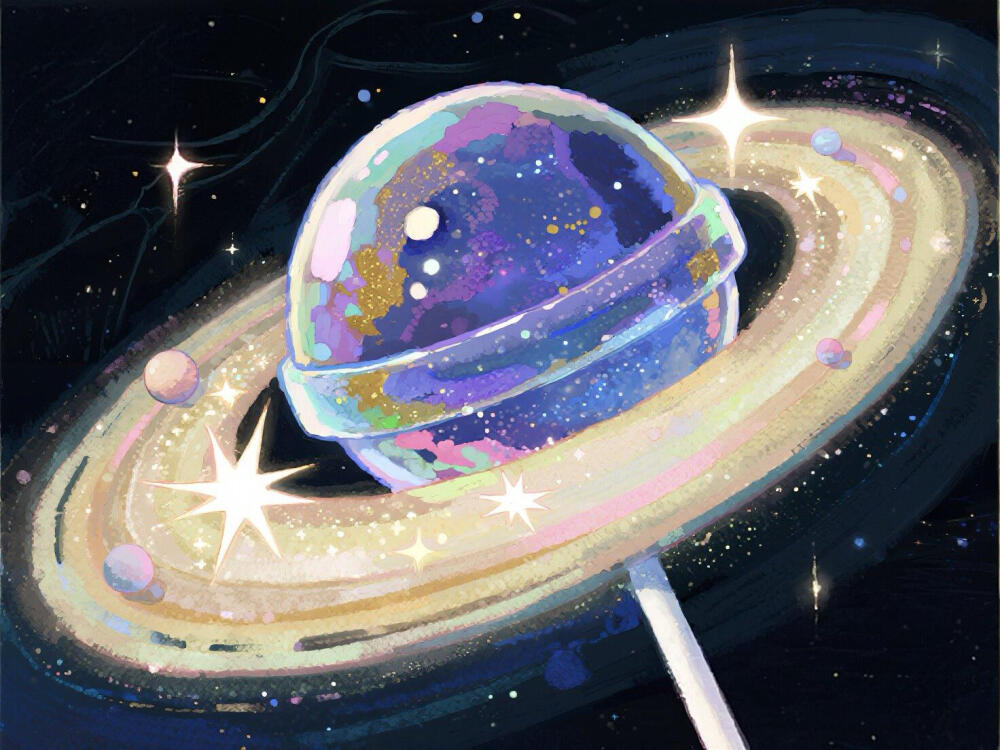 星球棒棒糖