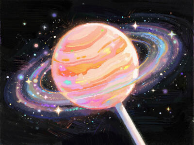 星球棒棒糖