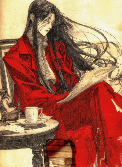 此生不在今生度，纵有生从何处生。
#旧漫#思念像风#充能计划画画