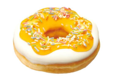 甜甜圈白底头像