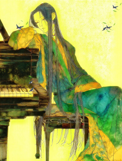 此生不在今生度，纵有生从何处生。
#旧漫#思念像风#充能计划画画