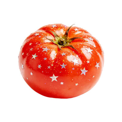 西红柿白底头像