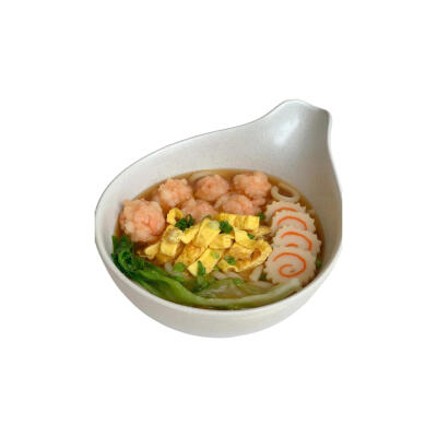 鱼板面白底头像