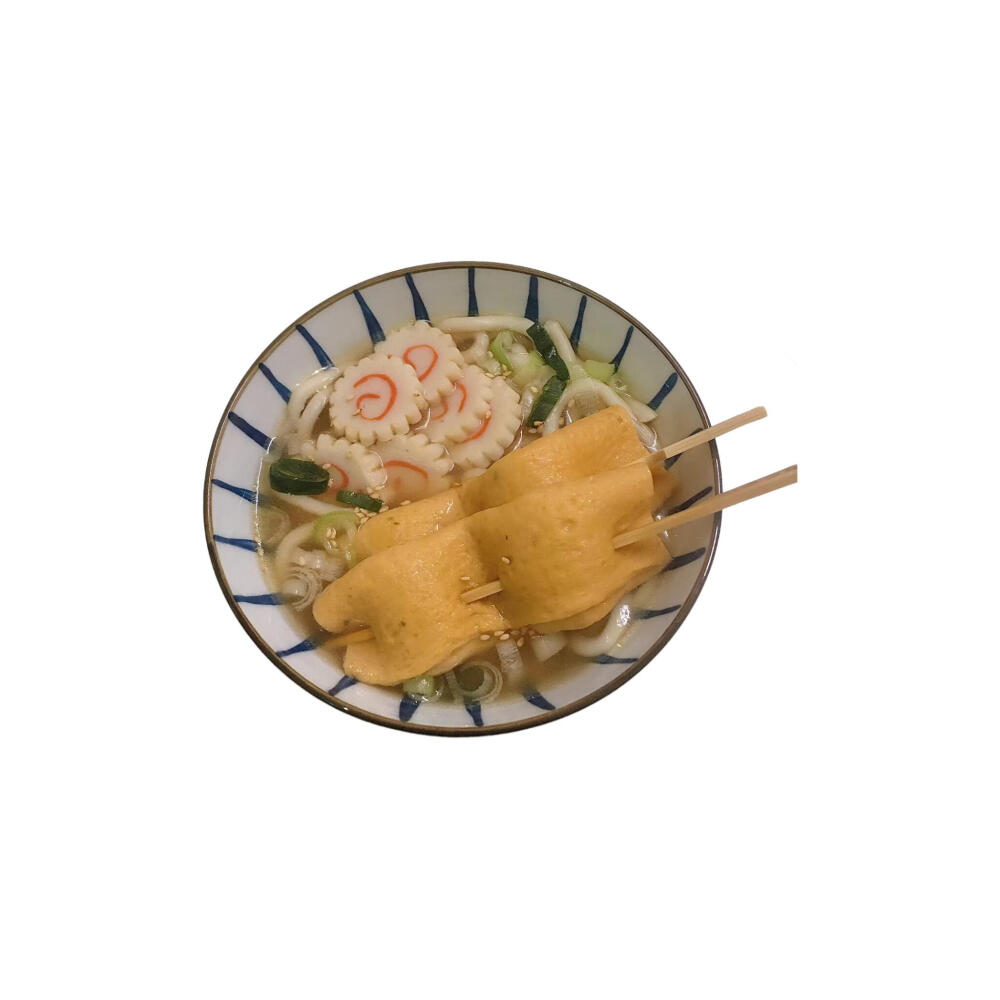 鱼板面白底头像