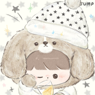 睡衣小毛团壁纸