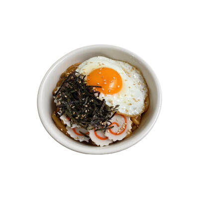 鱼板面白底头像