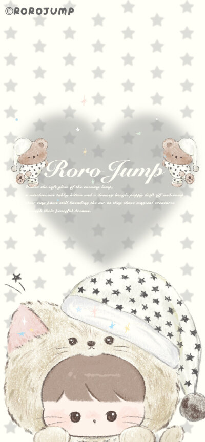 睡衣小毛团壁纸