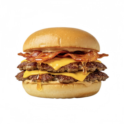 汉堡包白底头像