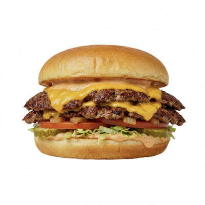 汉堡包白底头像