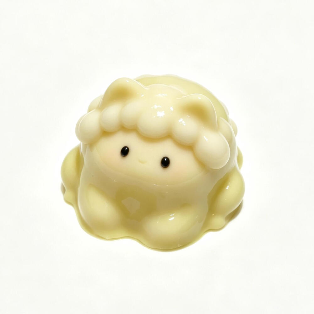 小动物布丁白底头像