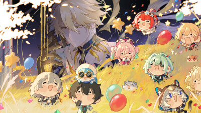 第五站：翁法罗斯
歌声回荡于永恒之地
朝暮流转，谱写篇章
画师：@nya_Deko
活动策划：@HoYoLAB_Minsan ​​​