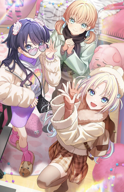 #Link！Like！LoveLive！#『Dream Interlude COLLECTION -PERENNIAL-』卡池及「Chapter PERENNIAL」配布卡卡面①
mUR［PERENNIAL］大泽瑠璃乃
mUR［PERENNIAL］日野下花帆
mUR［PERENNIAL］村野沙耶香（配布卡预览）…