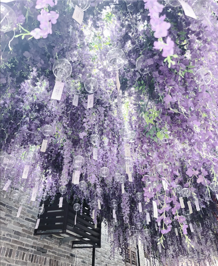 紫色系背景图 紫藤花背景图
