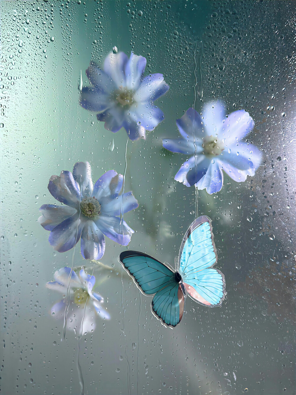 雨滴屏背景图