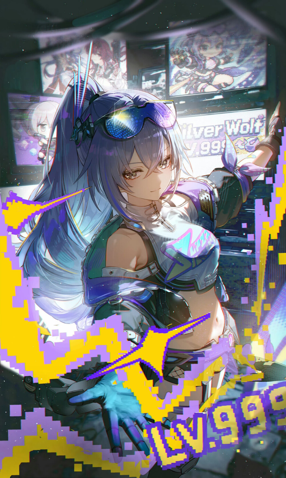 崩坏星穹铁道 银狼
「LV.15就满级了？设计师是谁？」
感谢画师:Isobe ​​​