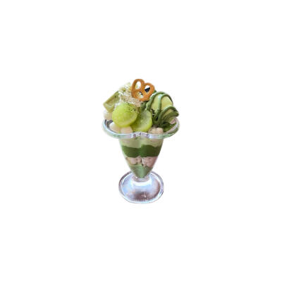 青提抹茶甜品白底头像