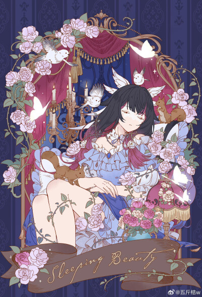 原神 芙宁娜 少女哥伦比娅
童话系列 画师见水印