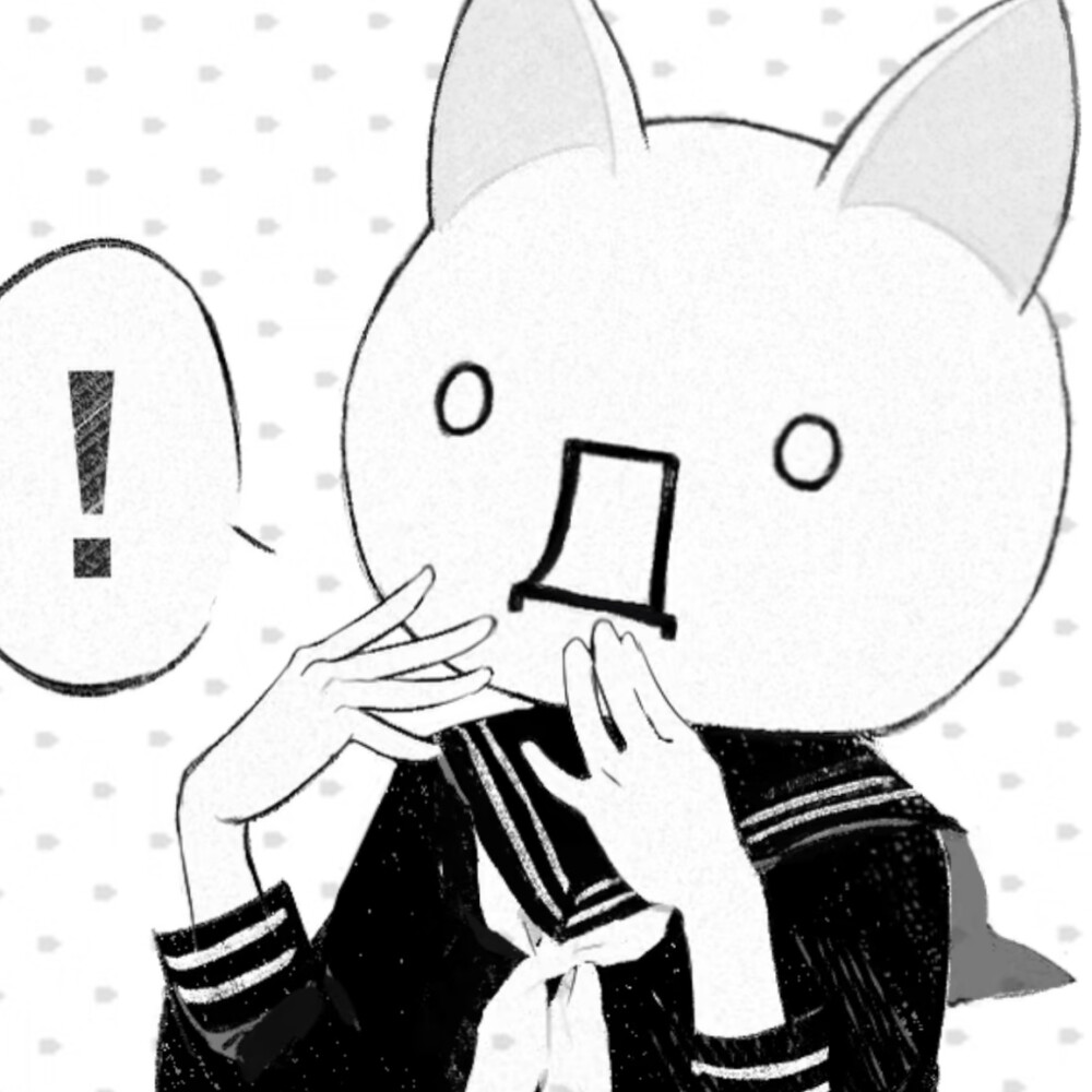 黑白漫画/女生头像