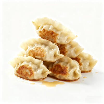 煎水饺白底头像