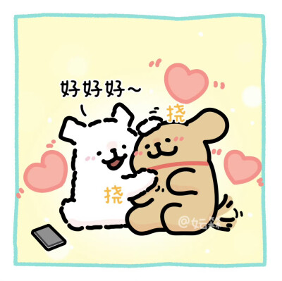 线条小狗