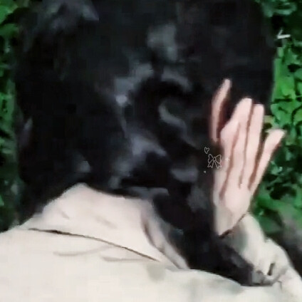 场景两个人一起散着步