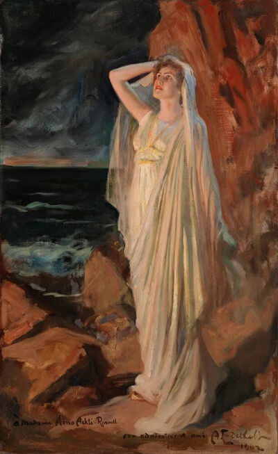 Aino Ackté as Alcestis on the Banks of the Styx