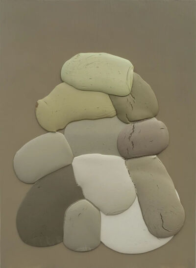 《惰的堕》，220 × 160 × 9cm，木板·丙烯，关音夫，2022年