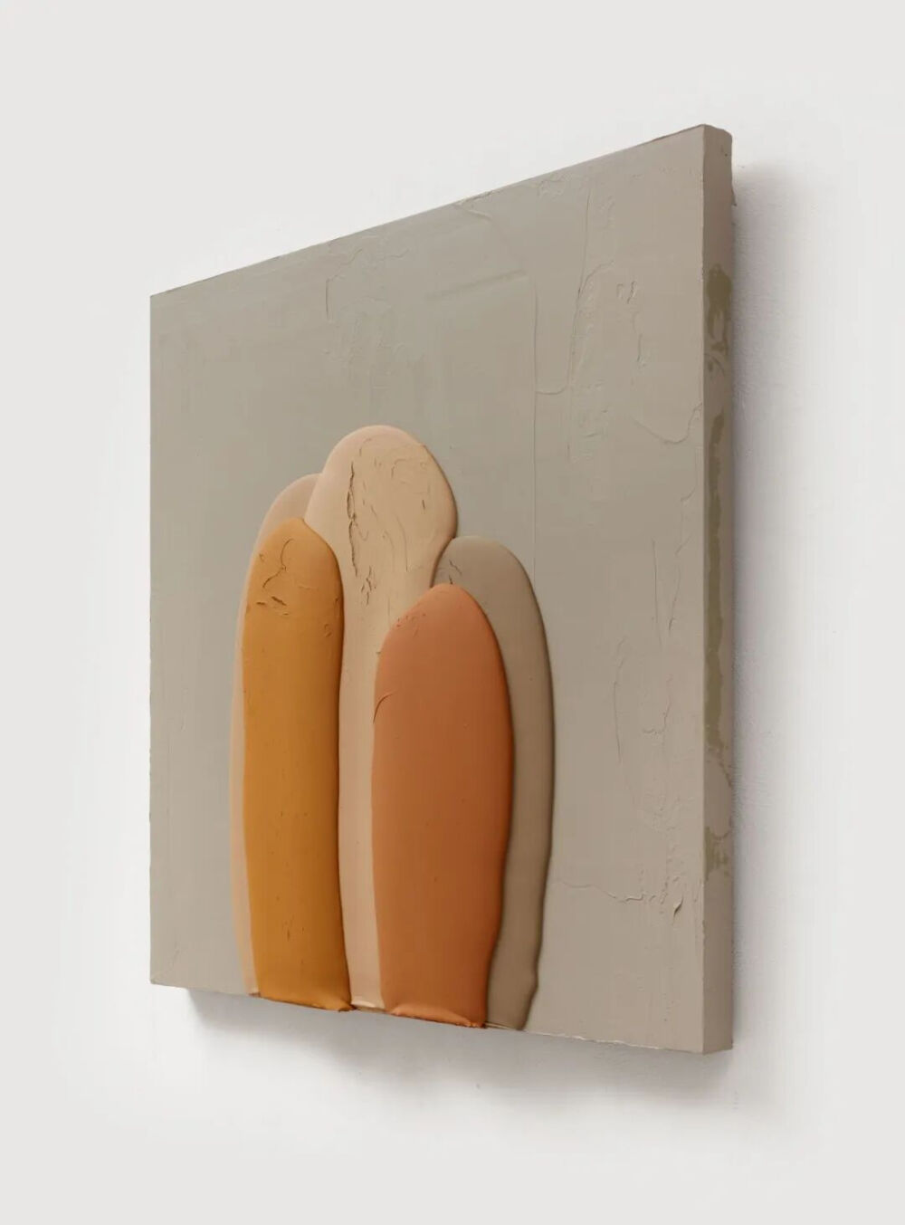《惰的堕 系列-3》，150X150X14cm，木板丙烯，关音夫，2021年