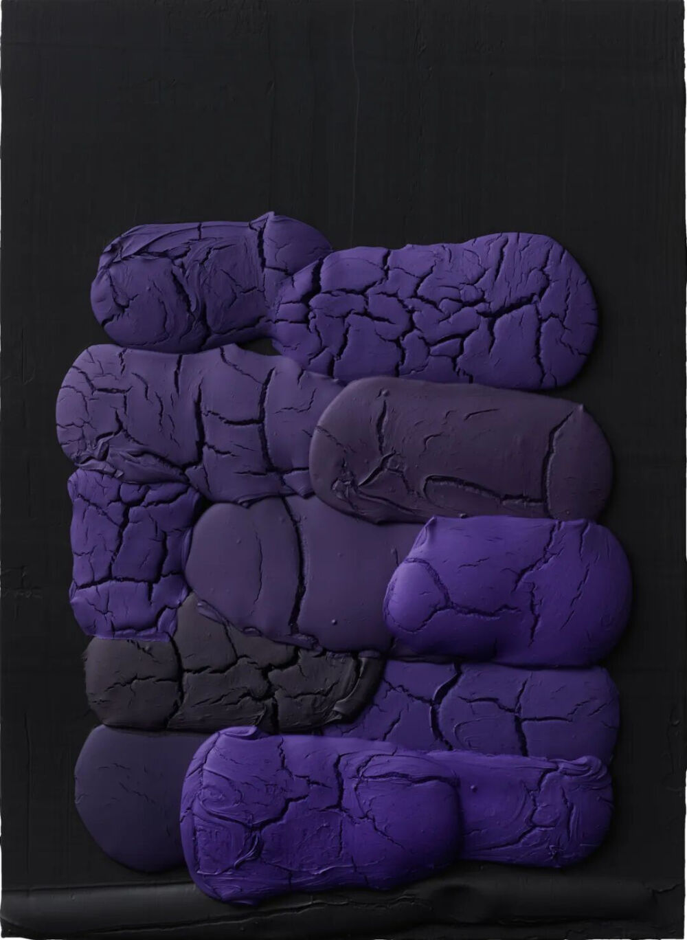 《惰-1》，木板丙烯， 220 × 60 × 15cm，关音夫 ，2024年
