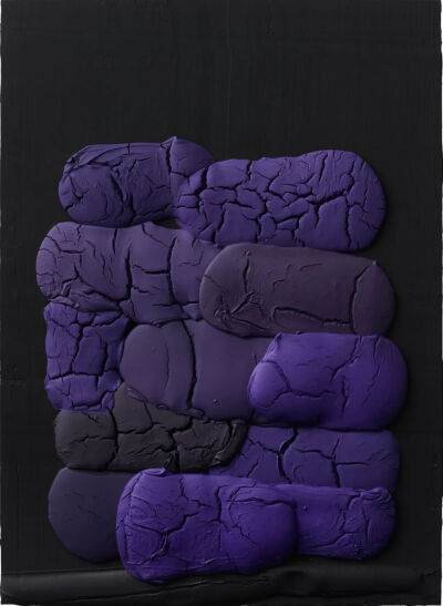 《惰-1》，木板丙烯， 220 × 60 × 15cm，关音夫 ，2024年