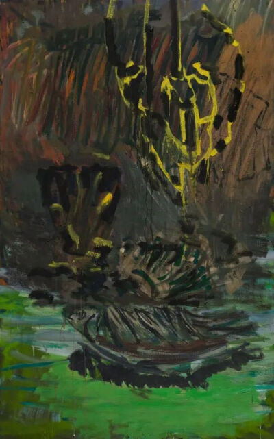 佩尔·柯克比，《老房子》，2009年
布面坦培拉（160 × 100 cm）
©VeneKlasen
