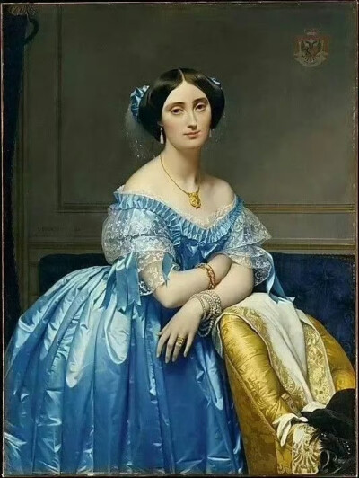 Jean Auguste Domingue Ingres - Princesse de Broglie
安格尔 - 加拉的玻林娜.埃莲诺尔 ​​​