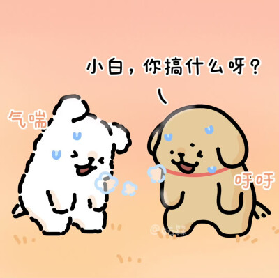 线条小狗