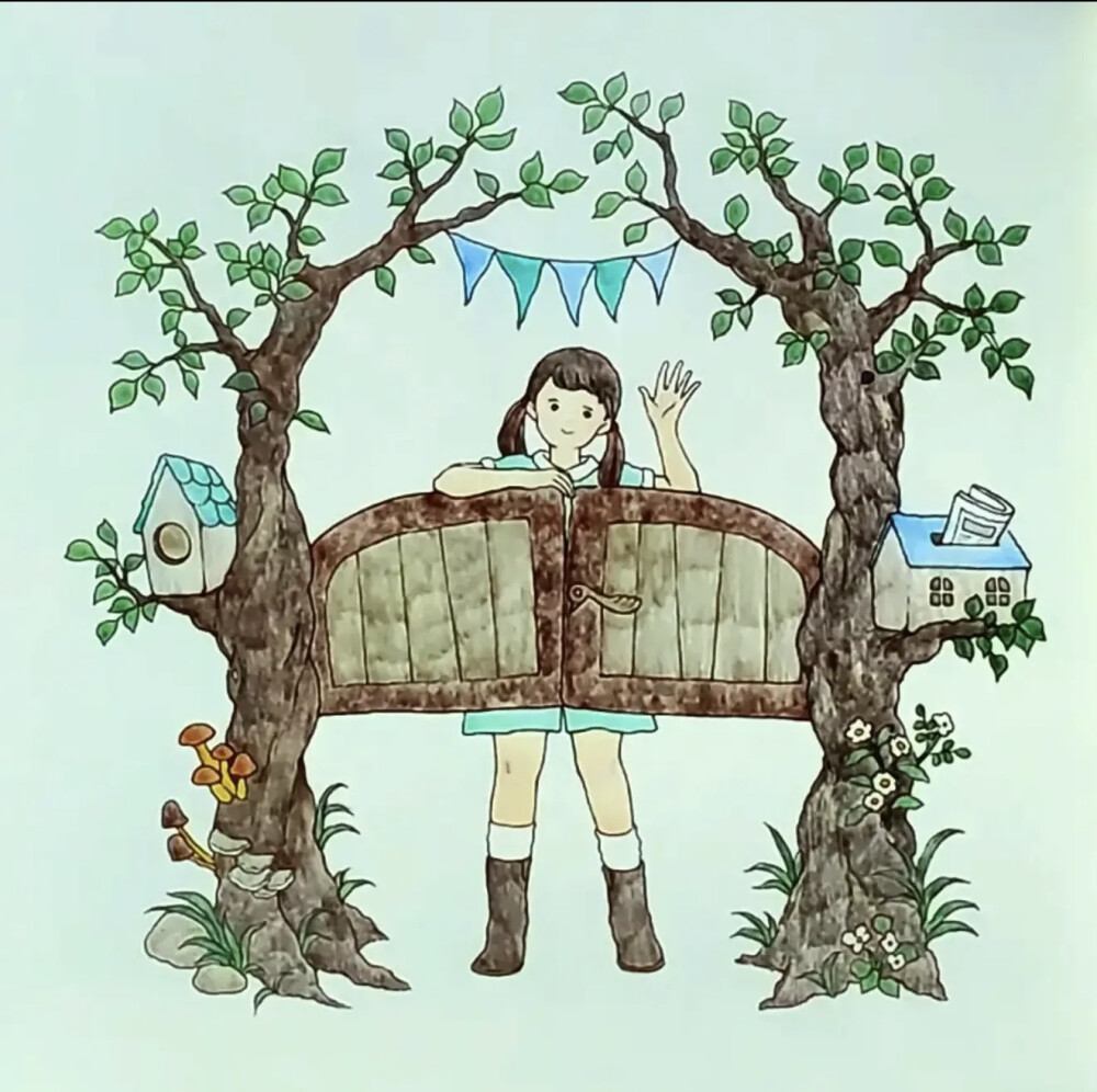 涂色