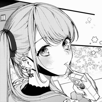 黑白漫画/女生头像