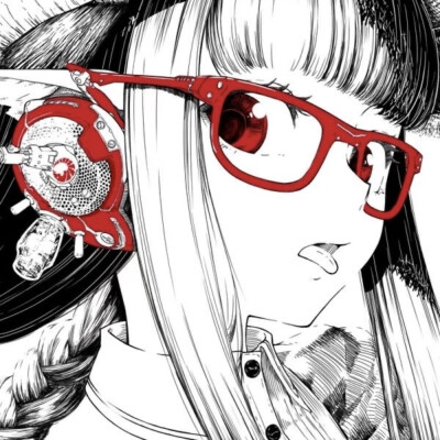 黑白漫画/女生头像