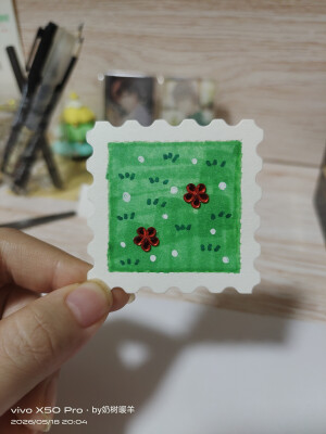 水钻贴纸画小邮票合集（自己做的）