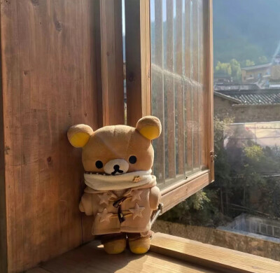 轻松熊背景图