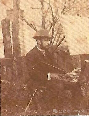 亨利·勒西达内 (Henri Le Sidaner)）的照片，1888年

