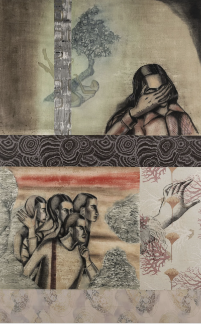 安茹·多迪亚（Anju Dodiya），《幸福的尺度》（A Measure of Happiness，2025）。