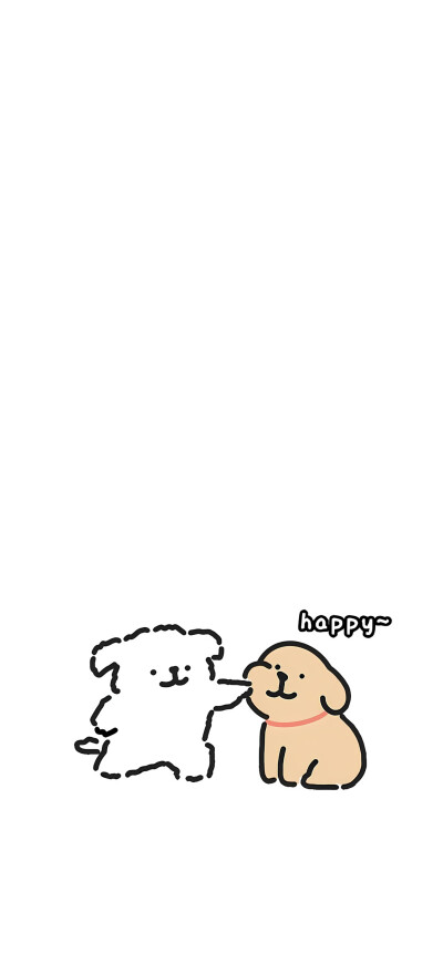 线条小狗