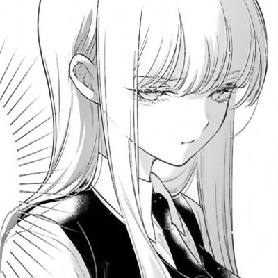 黑白漫画/女生头像