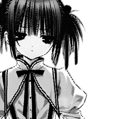 黑白漫画/女生头像
