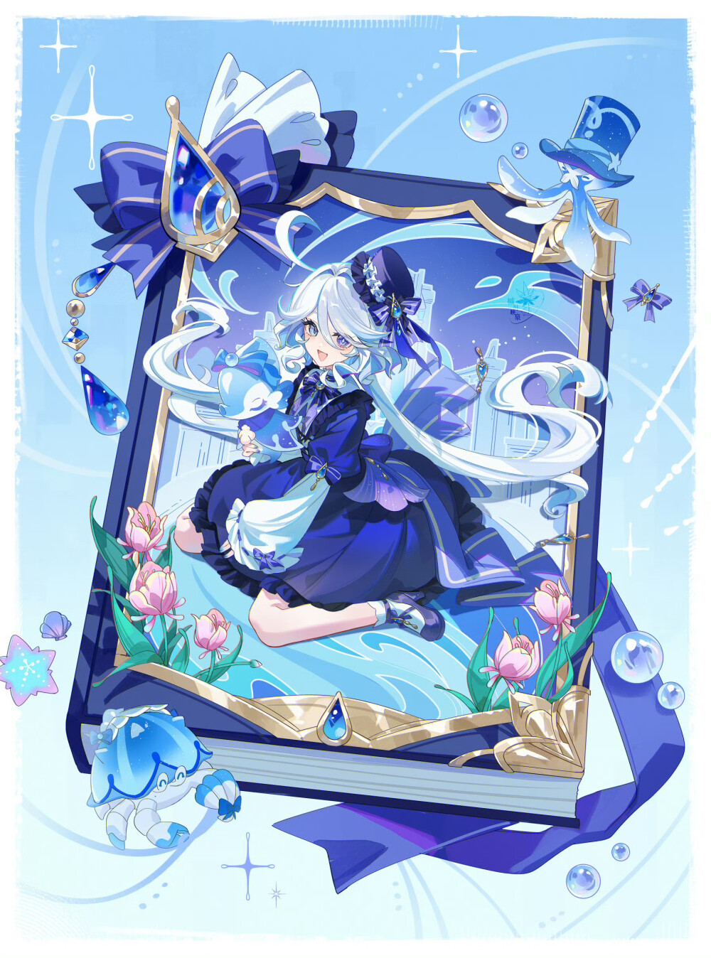 原神 芙宁娜
画师@槭叶映泉