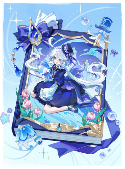 原神 芙宁娜
画师@槭叶映泉