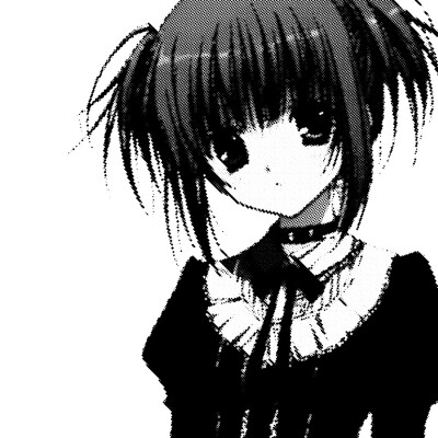 黑白漫画/女生头像