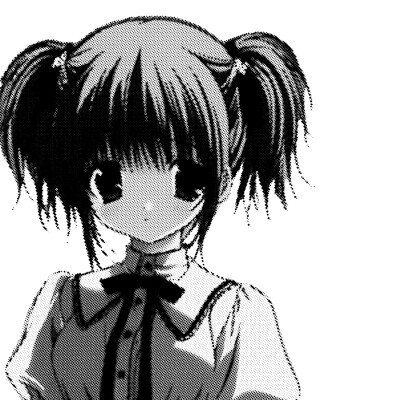 黑白漫画/女生头像