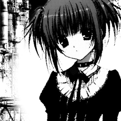 黑白漫画/女生头像