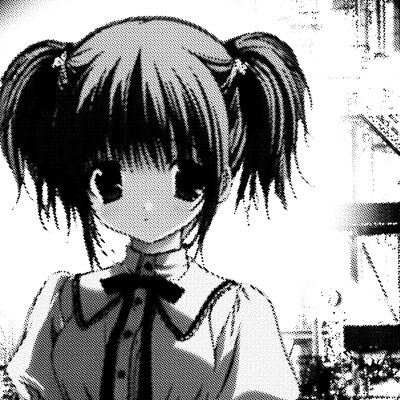 黑白漫画/女生头像